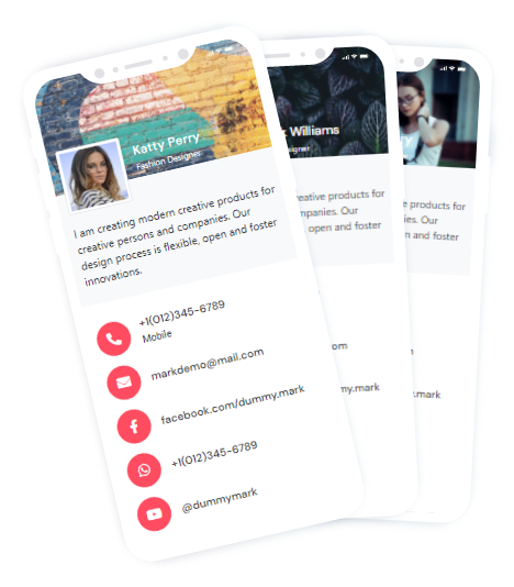 Her şey dijital bir kartvizit ile başlar.